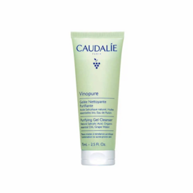 Caudalie Vinopure Gelée Nettoyante Purifiante 75 ml - À l'acide salicylique naturel