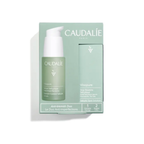 Caudalie Vinopure Coffret Sérum Salicylique Anti-Imperfections 30 ml + Stop Boutons Salicylique 15 ml