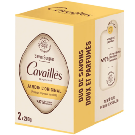 Cavaillès Savon surgras Jardin l’Original – lot 2 × 200 ml