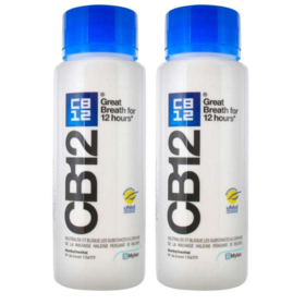 CB12 - Bain de Bouche Menthe sans alcool - Lot de 2 x 250 ml