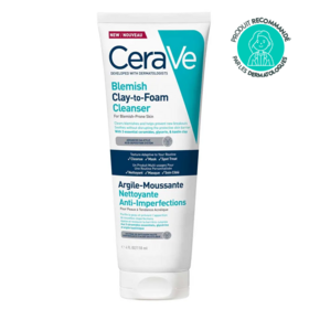 Cerave Argile Moussante nettoyante anti-imperfections 118 ml - Visage purifié, Pores désobstrués