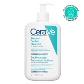 Cerave Gel Moussant anti-imperfections visage 473 ml - Soin Nettoyant pour peaux à tendance acnéique