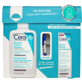 CeraVe Trousse routine anti-marques – coffret soin anti-imperfections