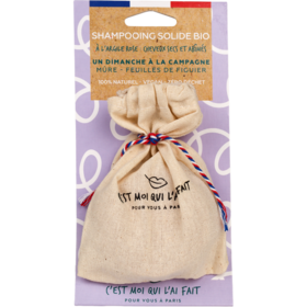 C’EST MOI QUI L’AI FAIT - Shampooing Solide Bio - Mûre Feuille de Figuier - 65 g