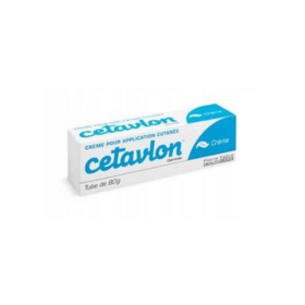 Cétavlon Crème 80 g – Médicament antiseptique pour les affections de la peau