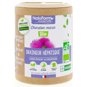 Chardon Marie Bio - 200 Gélules d'Origine Végétale