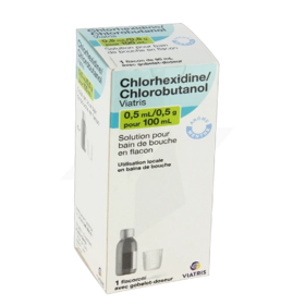 Chlorhexidine/Chlorobutanol 0,5 ml/0,5 g Viatris 300ml
