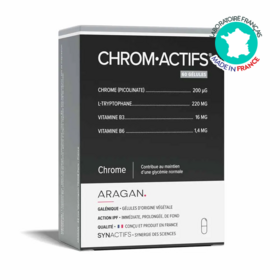 ChromActifs Aragan 60 gélules – Glycémie normale, satiété et contrôle des envies sucrées