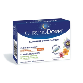Chronodorm Double Action Mélatonine 15 comprimés