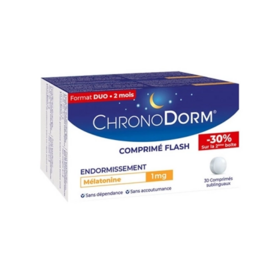 Chronodorm Melatonine 1,9 mg 2x30 Comprimés