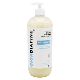 CICABIAFINE - Baume Douche Surgras Nourrissant - Peaux Sèches - 1 litre