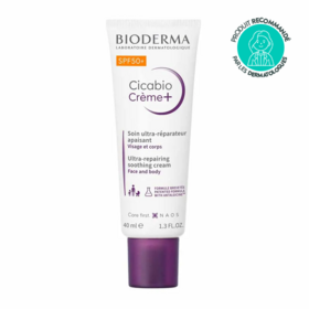 Bioderma Cicabio Crème+ Soin ultra-réparateur apaisant visage et corps SPF50+