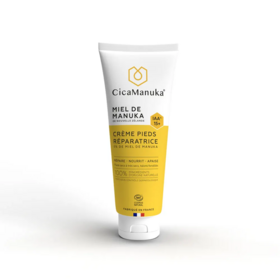 CicaManuka crème pieds réparatrice au miel de manuka IAA15+ 75 ml – soin nourrissant et apaisant