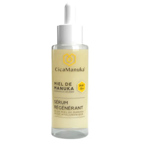 CicaManuka Sérum régénérant 30 ml – soin concentré bio au miel de manuka IAA15+