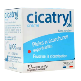 CICATRYL - Crème Plaies Brûlures Superficielles - 10 sachets