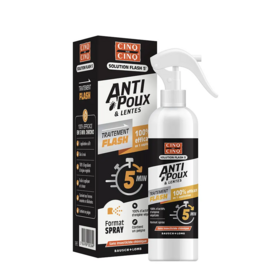 Cinq Sur Cinq Solution Flash anti-poux et lentes 5 minutes 150 ml