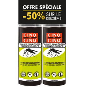 Cinq sur cinq Zones Tempérées Spray anti-moustiques 2 x 100 ml