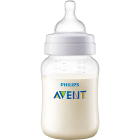 CLASSIC+ - Biberon + 1 mois Anti-Colique + Tétine - 260 ml