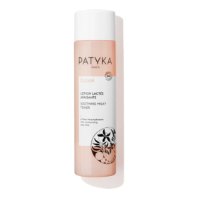 Patyka Clean Lotion Lactée Apaisante Bio 200 ml – Lotion tonique hydratante et apaisante pour le visage
