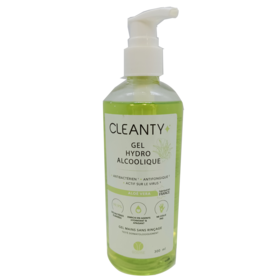 CLEANTY - Gel Hydro-Alcoolique Aloe Vera - 300 ml