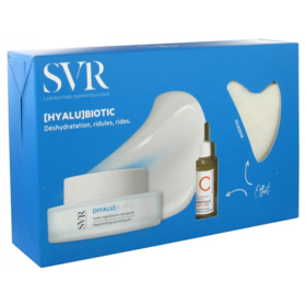 COFFRET - Hyalu Biotic Gelée Régénérante Repulpante 50 ml + [C] Ampoule Anti-Ox 10 ml et Guasha Offerts