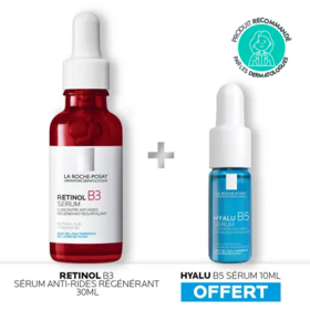 La Roche-Posay Retinol B3 Sérum Concentré Anti-Rides 30ml + Hyalu B5 Sérum Concentré Anti-Rides 10ml