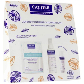COFFRET - Un Bain d'Hydratation Bio - Masque Tissu Hydratant 20 ml + Brume Hydratante 100 ml + Solution Micellaire Démaquillante 50 ml