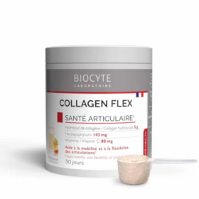 Biocyte Santé Collagen Flex Goût Agrumes - Mobilité et flexibilité des articulations 240 g