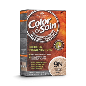 Color & Soin coloration blond miel 9N 135 ml – Coloration permanente soin