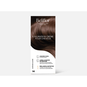 Beliflor coloration crème gourmande N°14 Chatain cuivré 135 ml