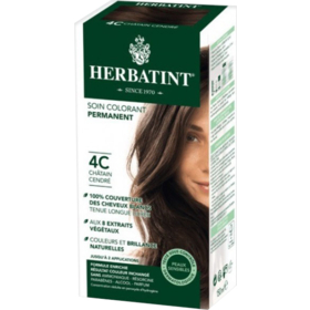 COLORATION - Cheveux 4C Châtain Cendré - 150 ml