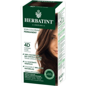 COLORATION - Cheveux 4D Châtain Doré - 150 ml