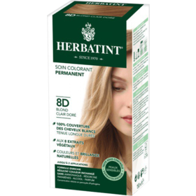 COLORATION - Cheveux 8D Blond Clair Doré - 150 ml