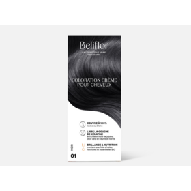 Beliflor coloration crème gourmande N°1 Noir 135 ml