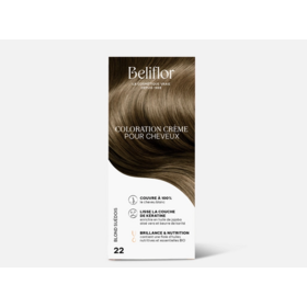 Beliflor coloration crème gourmande N°22 Blond Suédois 135 ml