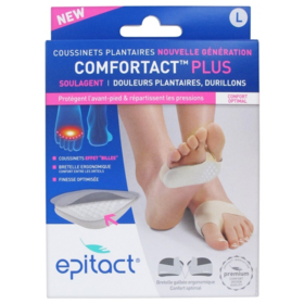 COMFORTACT PLUS - Coussinets Plantaires Taille L - 1 Paire