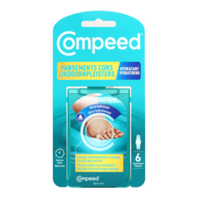 Compeed Cors Hydratant – 6 pansements à coussinet ultra-hydratant