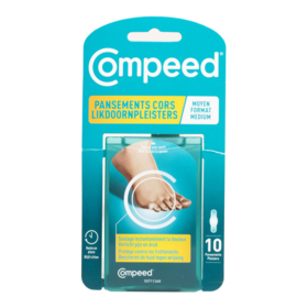 Compeed Cors Moyen Format – 10 pansements hydrocolloïdes