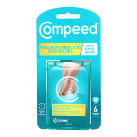 Compeed Durillons Moyen Format – 6 pansements hydrocolloïdes