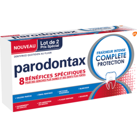 COMPLETE PROTECTION - Dentifrice Fraîcheur Intense - Lot de 2 x 75 ml