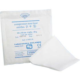 Compresses 7.5 x 7.5 cm - 10 sachets de 2 compresses