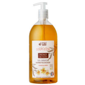 COSM'ETHIK - Gel Douche à l'Huile de Monoï de Tahiti - 1 litre
