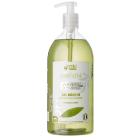 COSM’ETHIK - Gel Douche Dermatologique Verveine de Provence Bio - 1 L