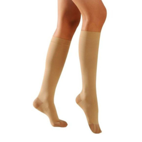COTON - Chaussettes de Contention Normales Beiges C2 - Taille XL
