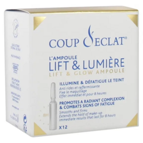 Coup d’Éclat 12 Ampoules Lift & Lumière cure éclat immédiat visage
