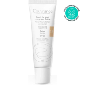 COUVRANCE - Fond de Teint Correcteur Fluide Beige SPF20 - 30 ml
