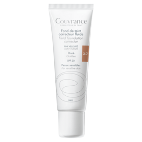 COUVRANCE - Fond de Teint Correcteur Fluide Doré SPF20 - 30 ml