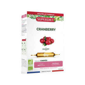 Superdiet Cranberry BIO 20 ampoules