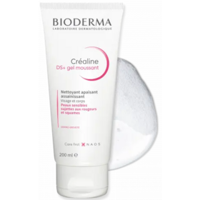 Bioderma Crealine Gel Moussant Nettoyant Ds+ Peaux Sensibles Sujettes Aux Rougeurs 200 ml