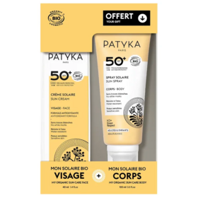 Crème Solaire Visage SPF50+ 40 ml + Spray Solaire Corps SPF50+ 100 ml Offert